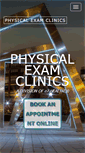 Mobile Screenshot of physicalexamclinics.com